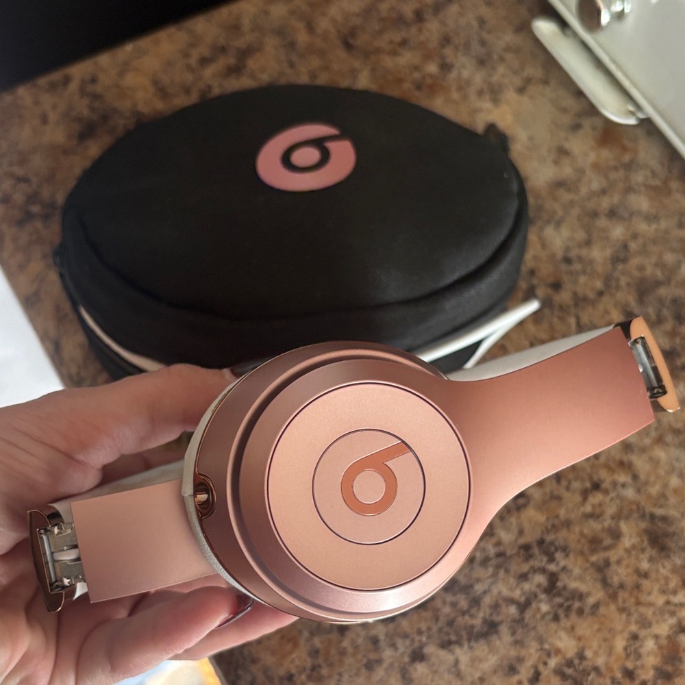 Beats Rose Gold Headphones